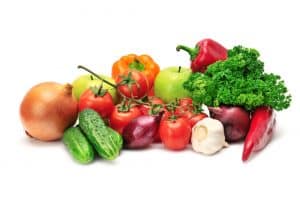 healthy fruit and vegetables