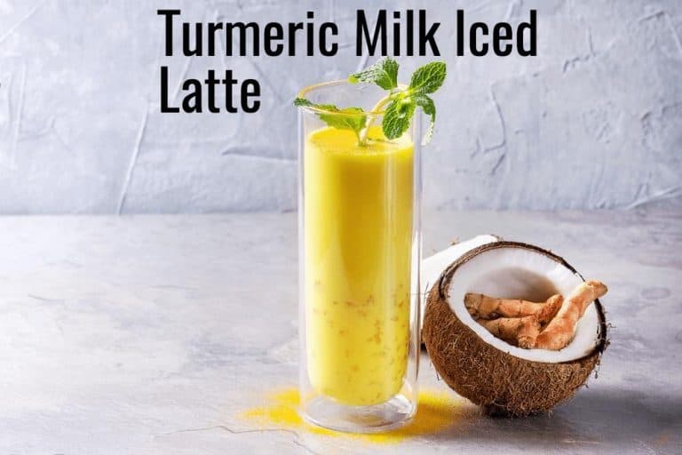 turmeric iced latte juice