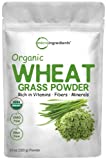 Micro Ingredients Sustainably US Grown, Organic Wheat Grass Powder (100% Whole-Leaf), 10 Ounce, Rich in Immune Vitamins, Fibers and Minerals, Support Digestion Function, Vegan Friendly