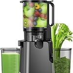 5.8" Feed Chute Slow Masticating Juicer: Easy to Clean
