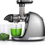 AMZCHEF Cold Press Masticating Juicer — 90% Yield, Shockingly Quiet
