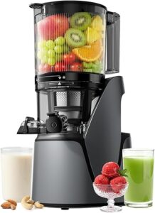 Juicer Machines 3-in-1 Cold Press Juicer — Drop Whole Fruit into the GIANT 6.5" Chute